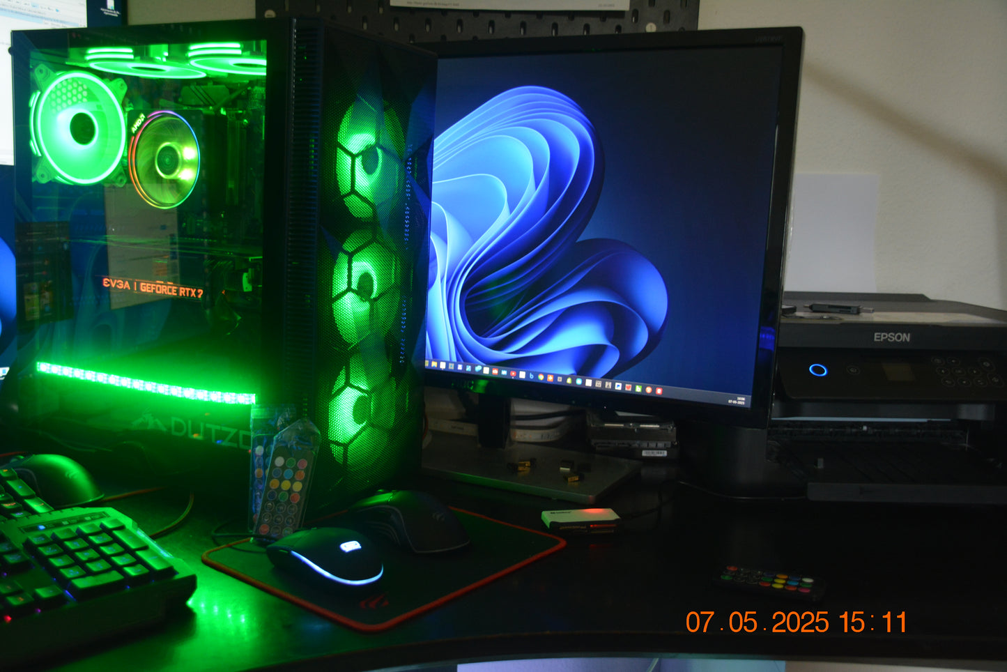 Asus, Amd Ryzen 9 3900x Geforce RTX 2070 XC SUPER 8 GB 4,7 turbo 5,2 Ghz, (32 GB Ram ER KLOS) M.2 NV2 PCIe 5.0 NVMe 1000 GB harddisk