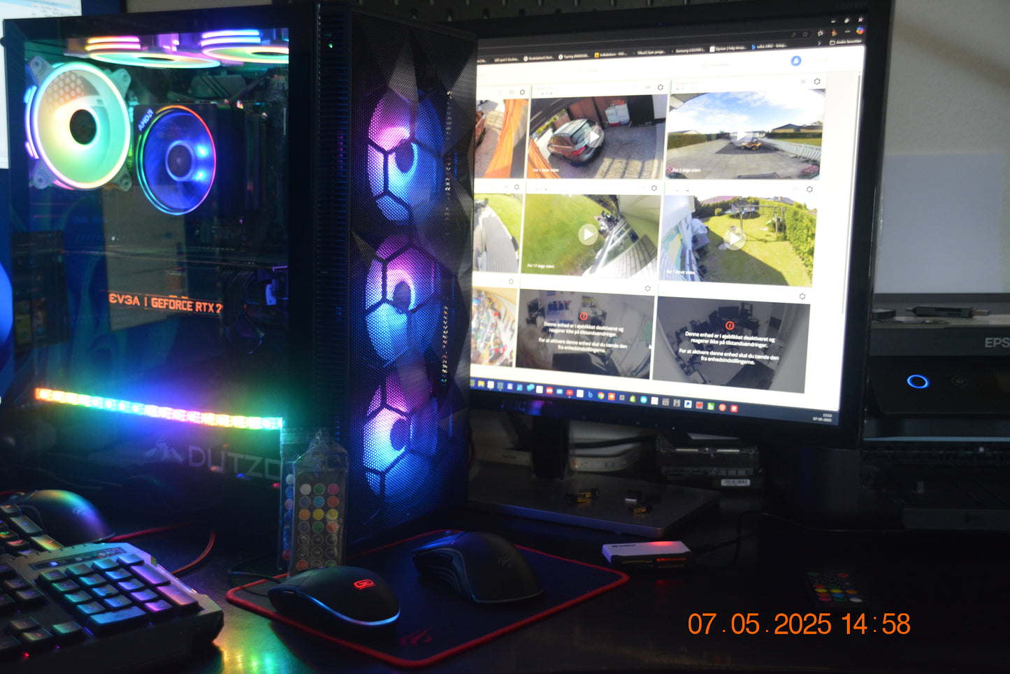 Asus, Amd Ryzen 9 3900x Geforce RTX 2070 XC SUPER 8 GB 4,7 turbo 5,2 Ghz, (32 GB Ram ER KLOS) M.2 NV2 PCIe 5.0 NVMe 1000 GB harddisk