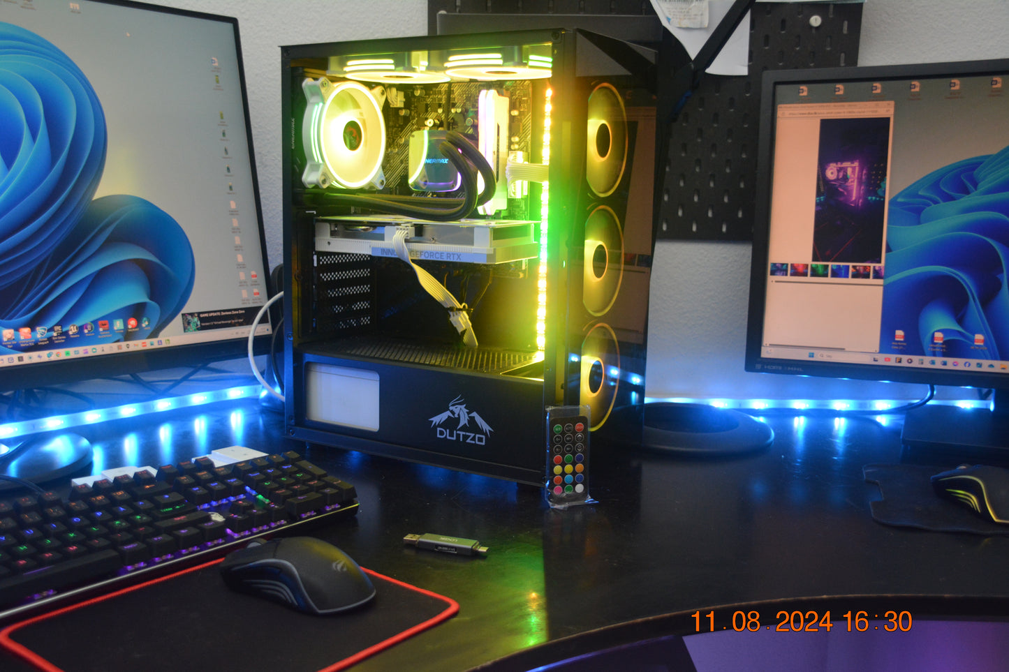 Asus, Amd Ryzen 9 3900x med RTX 2080 3,7 turbo 4,7 Ghz, 64 GB ram, M.2 NV2 PCIe 5.0 NVMe 512 GB harddisk