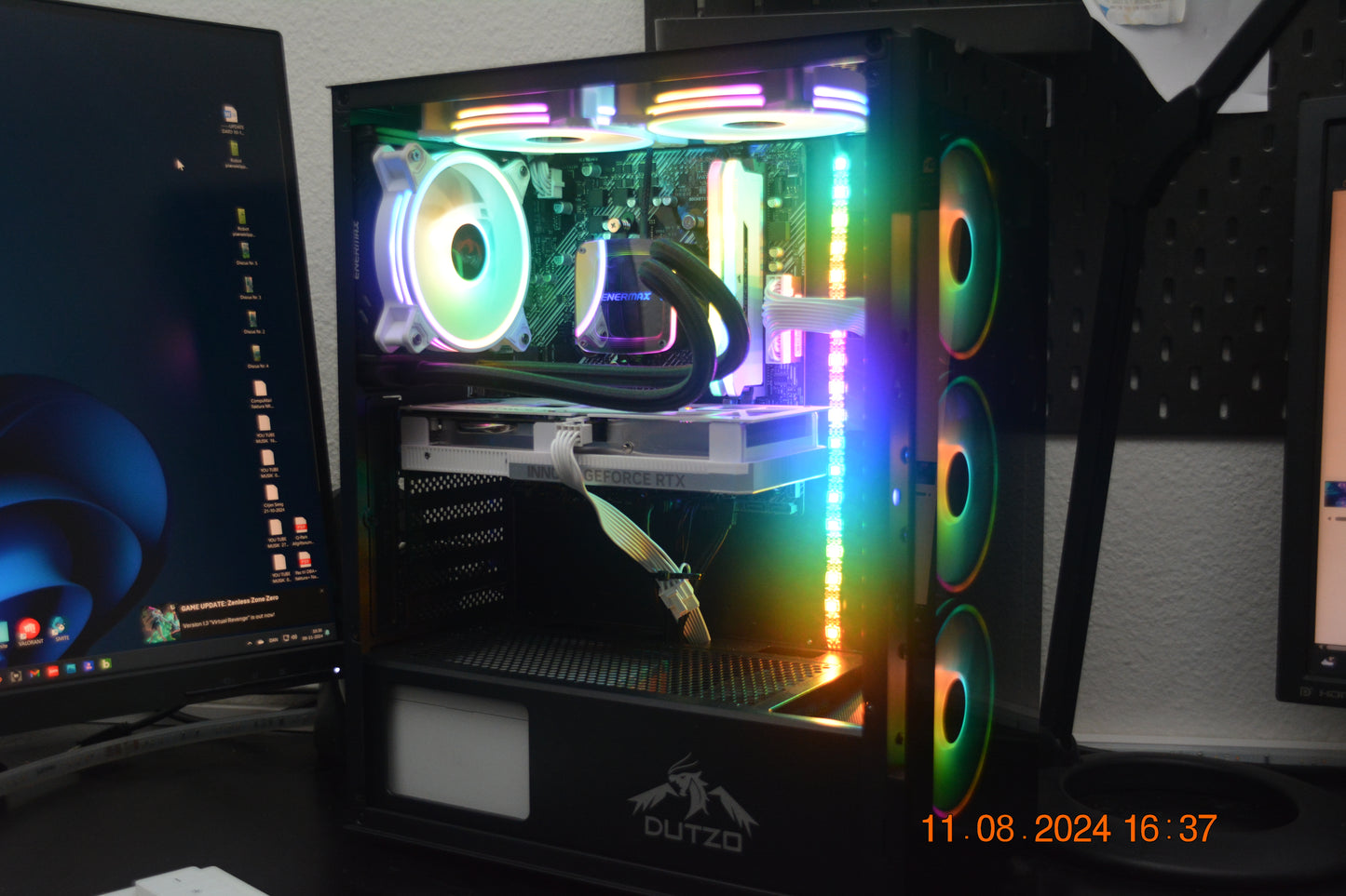 Asus, Amd Ryzen 9 3900x med RTX 2080 3,7 turbo 4,7 Ghz, 64 GB ram, M.2 NV2 PCIe 5.0 NVMe 512 GB harddisk
