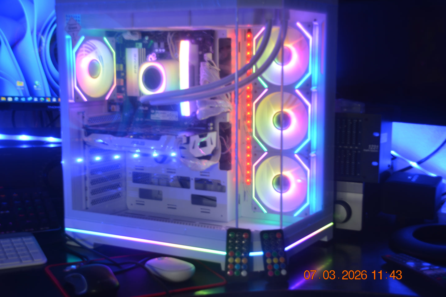 ASUS PRIME AM5-Ryzen 7 8700F-16 DDR5 RGB Ram. 6000 Mhz-Vand Køler-